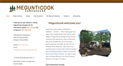 Desktop Screenshot of megunticookcampgrounds.com